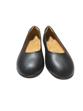Naturalizer Flexy Leather Ballet Flats Black Women’s Size 9M Comfort Slip-On